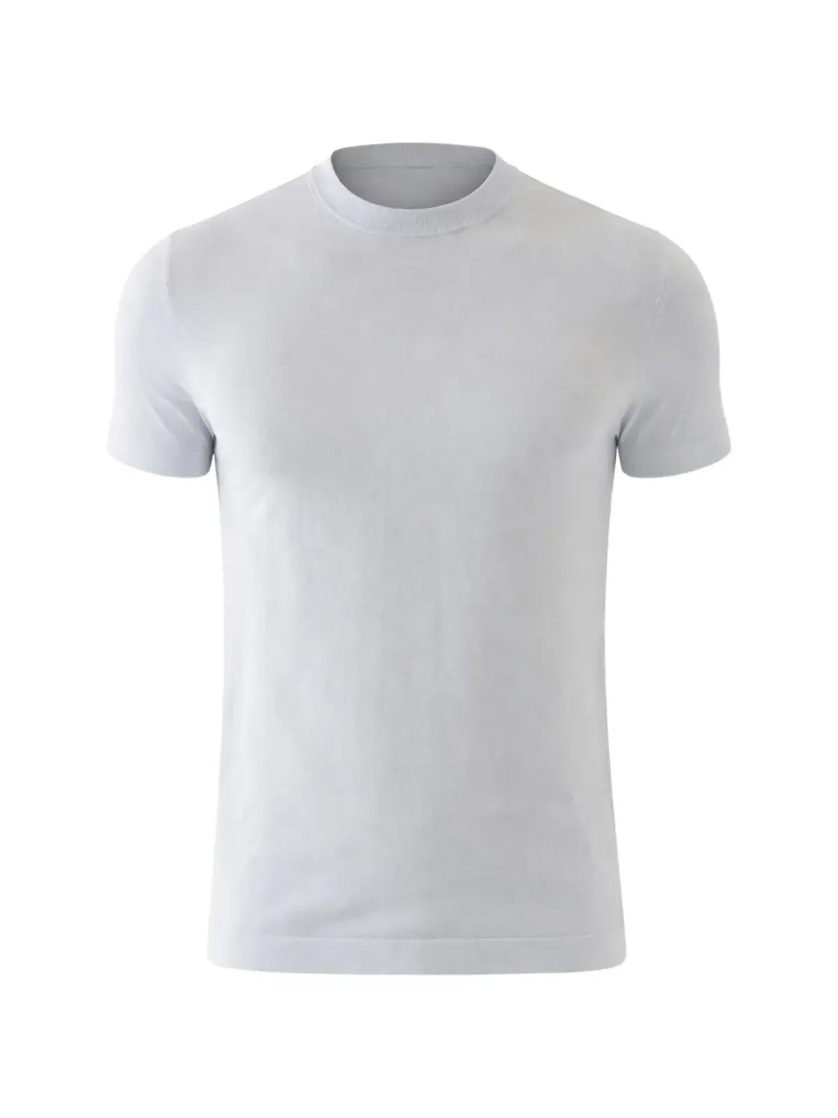 PATRICK ASSARAF カシミヤ Tシャツ - ブルー - 画像1