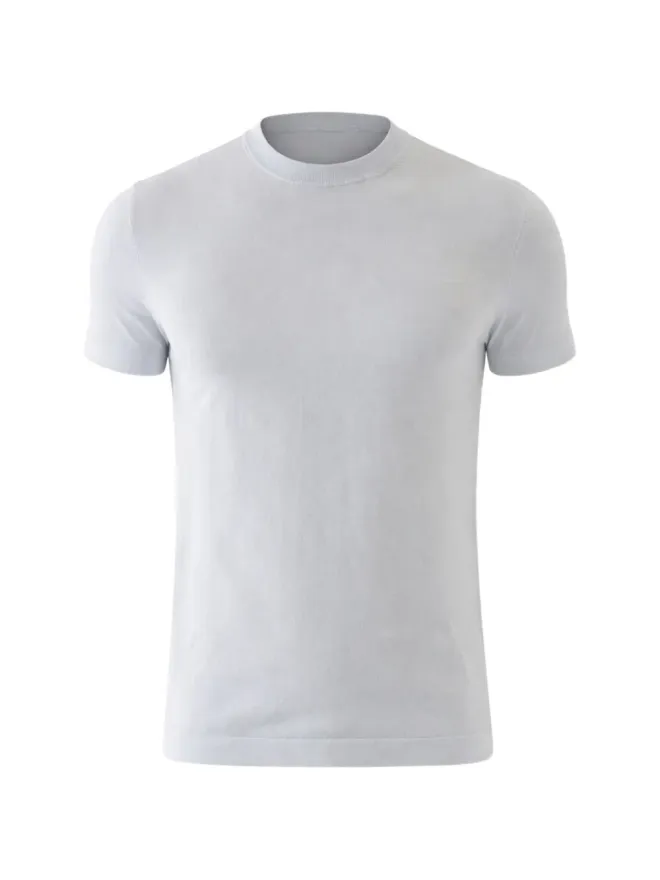PATRICK ASSARAF PATRICK ASSARAF カシミヤ Tシャツ - ブルーの商品画像