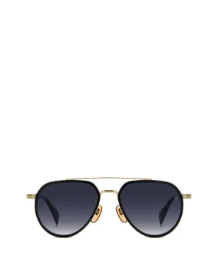 Eyewear by David Beckham パイロットフレームサングラス - ゴールド - サムネイル1