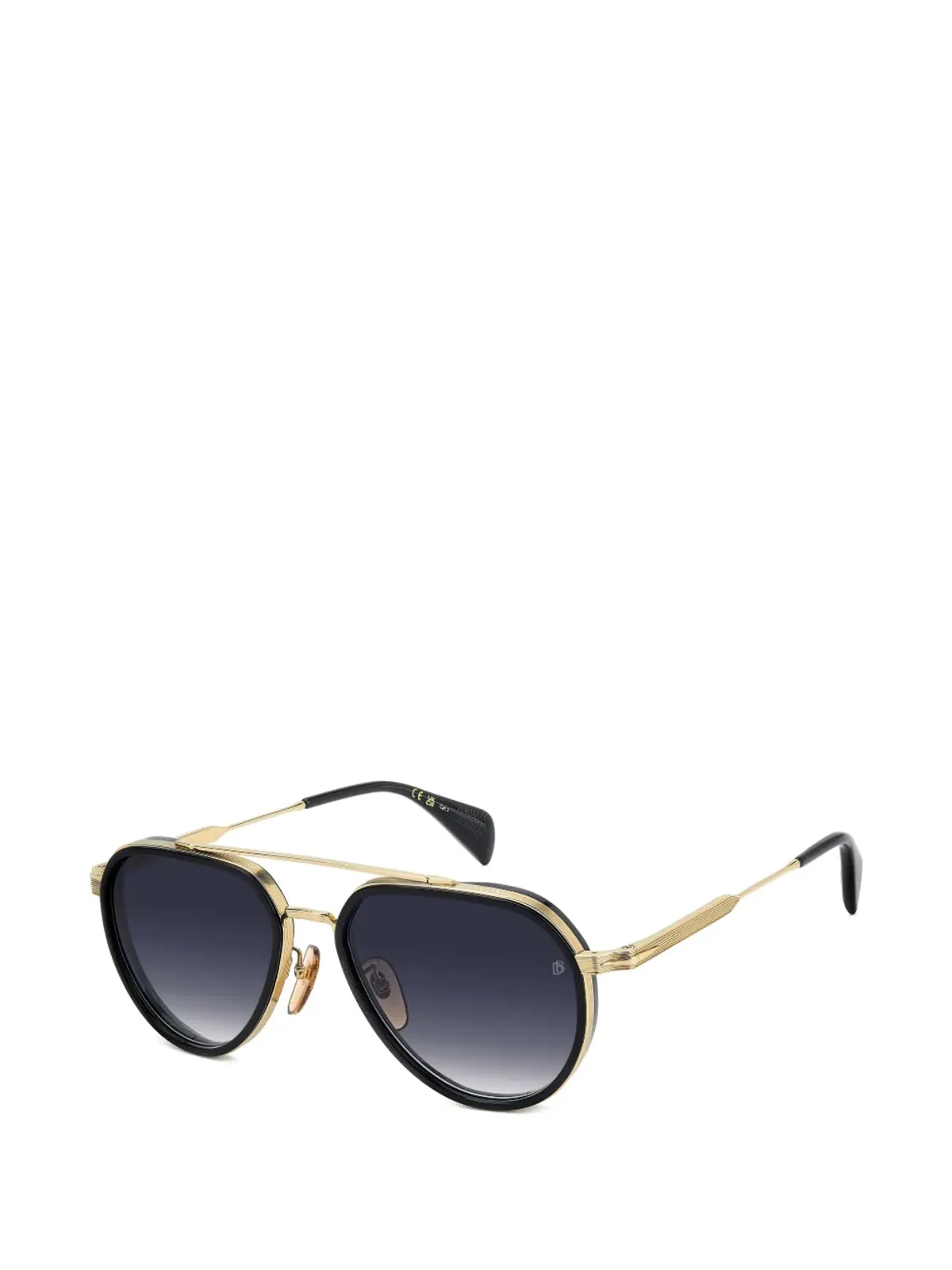 Eyewear by David Beckham パイロットフレームサングラス - ゴールド - 画像2