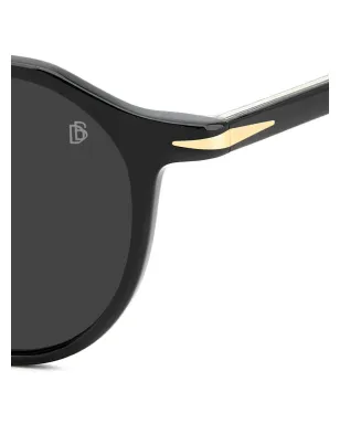 Eyewear by David Beckham ラウンドフレームサングラス - サムネイル2
