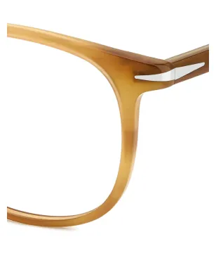 Eyewear by David Beckham ラウンドフレーム ブローライン眼鏡 - サムネイル3