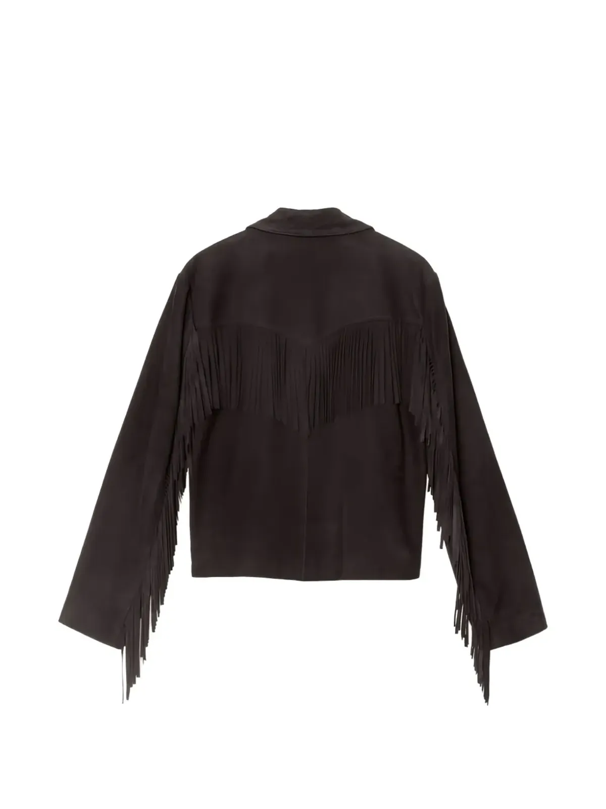 Xirena Clyde fringe-detail jacket - Black - 画像2
