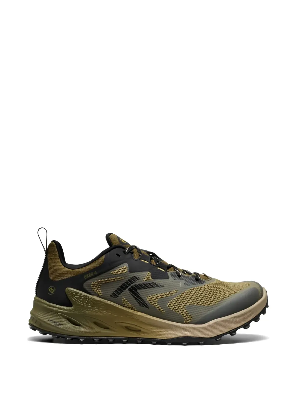 KEEN FOOTWEAR Zionic NXT ロゴディテール ローカット ラウンドトゥ スニーカー - グリーン - 画像1