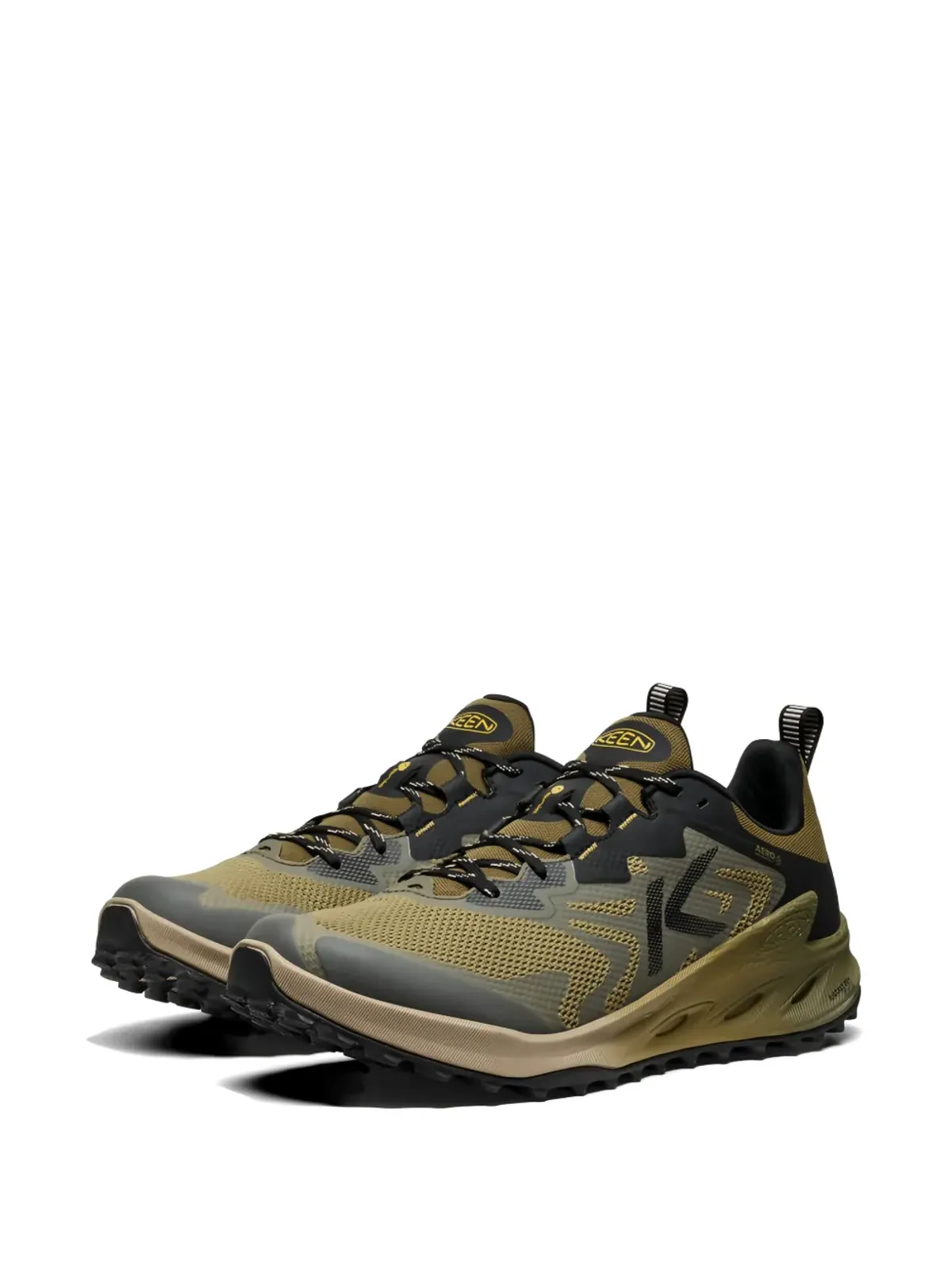 KEEN FOOTWEAR Zionic NXT ロゴディテール ローカット ラウンドトゥ スニーカー - グリーン - 画像2