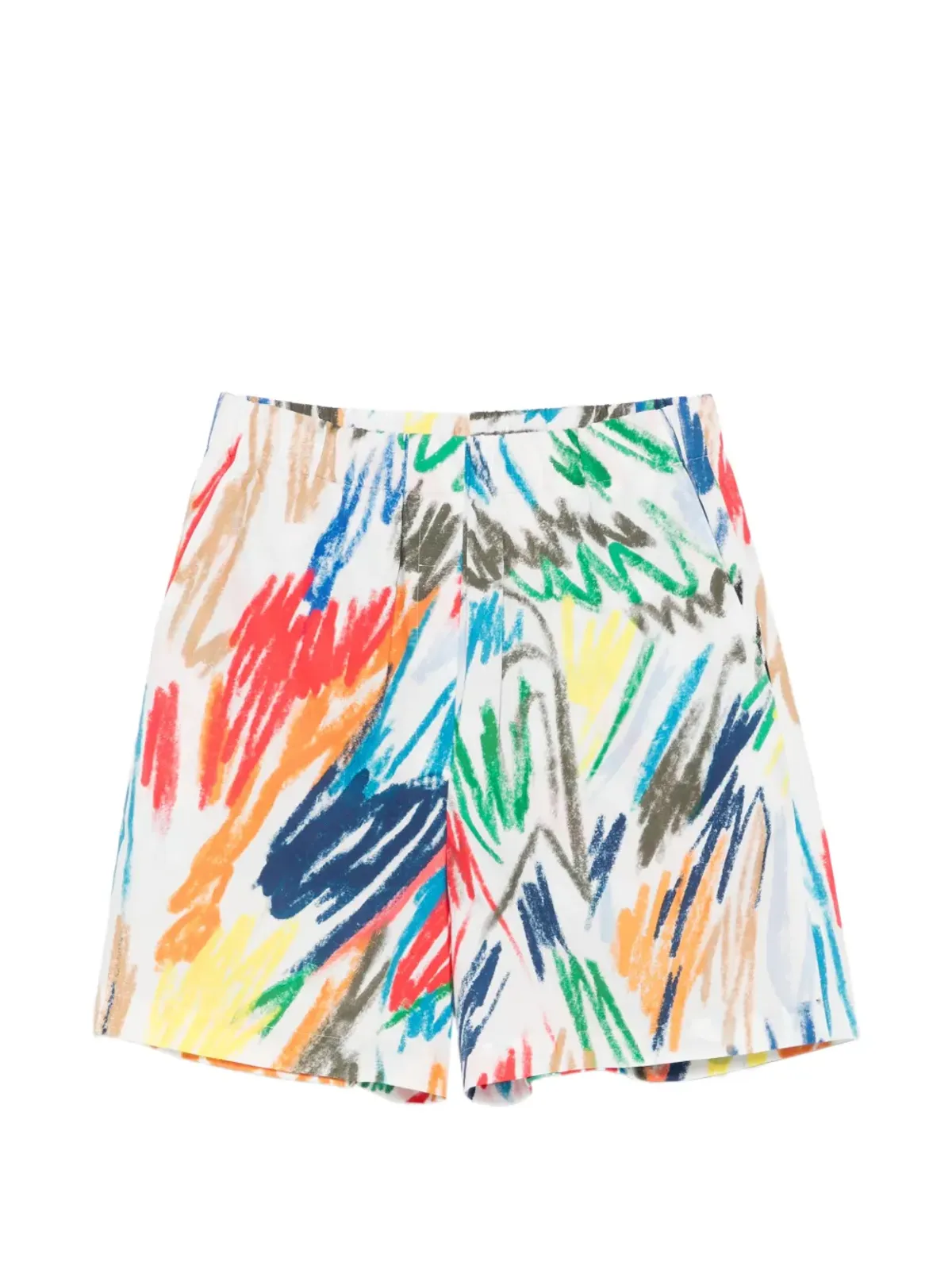 Akris Punto Hose printed shorts - White - 画像1