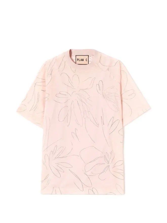 Plan C Plan C 花柄プリントTシャツの商品画像