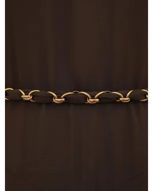 ZIMMERMANN Rebellion chain V-neck maxi dress - Brown - サムネイル3
