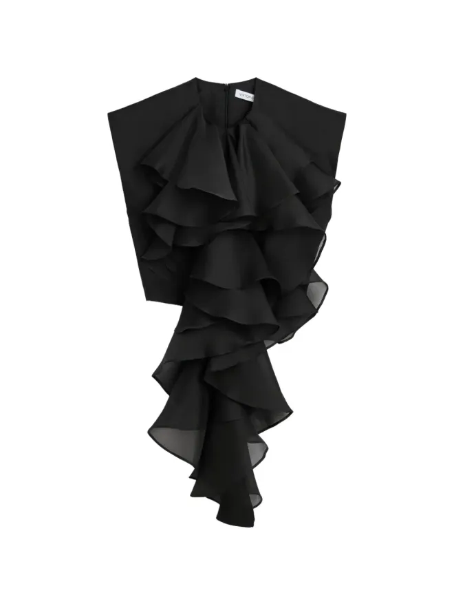 Viktor & Rolf Viktor & Rolf ジャボット・オーガンザ・トップの商品画像