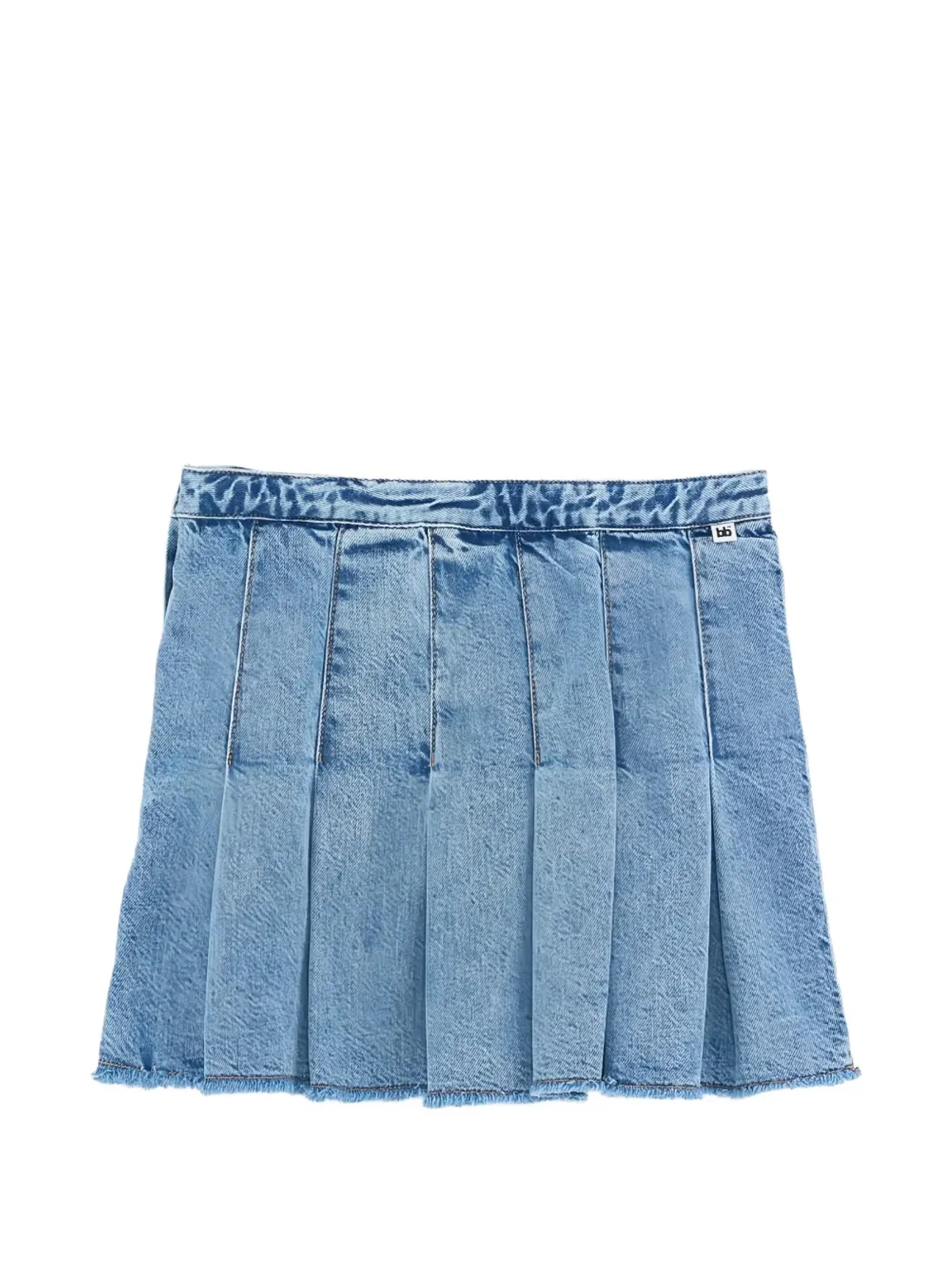 Bellerose Kids Paraph pleated-design skirt - Blue - 画像2