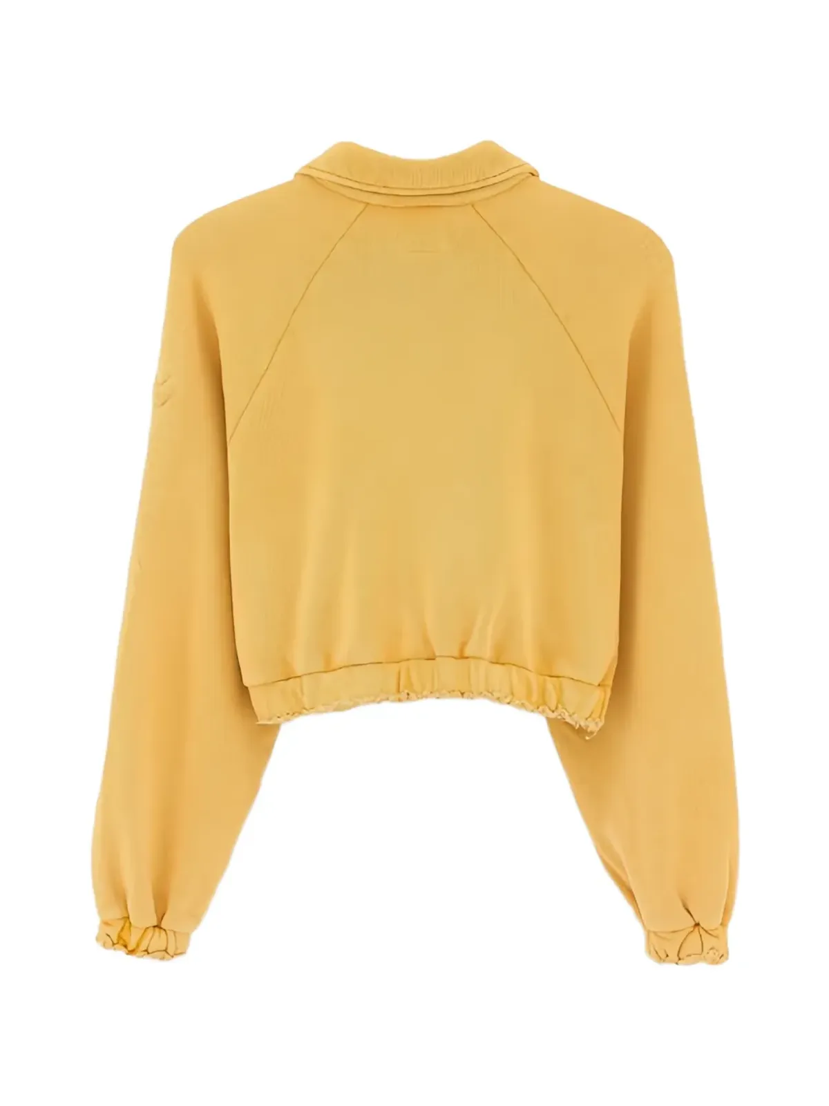 Bellerose Kids ジップアップスウェットシャツ - イエロー - 画像2