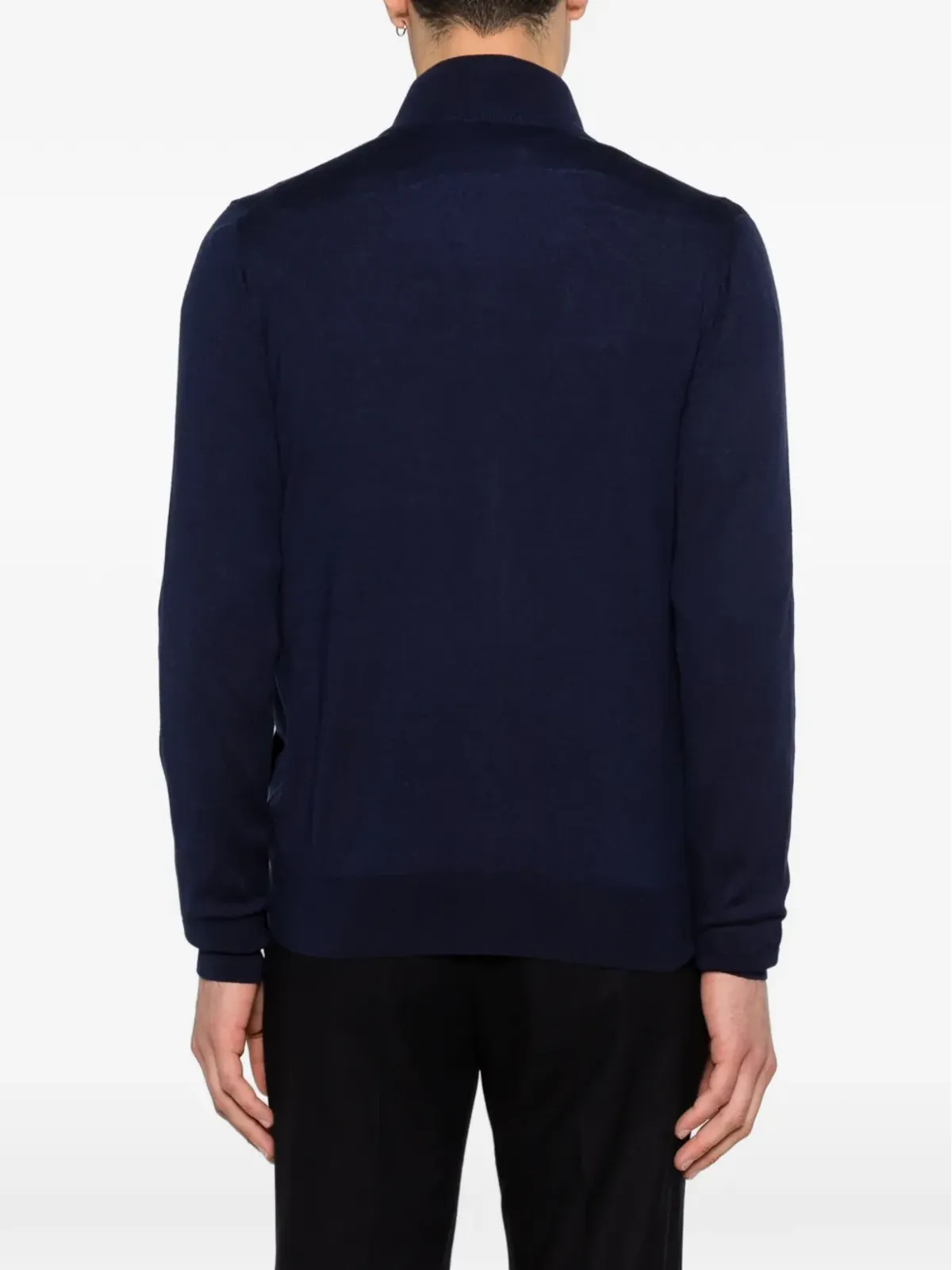 Della Ciana ジップファスナー付きカーディガン - Blue - 画像4