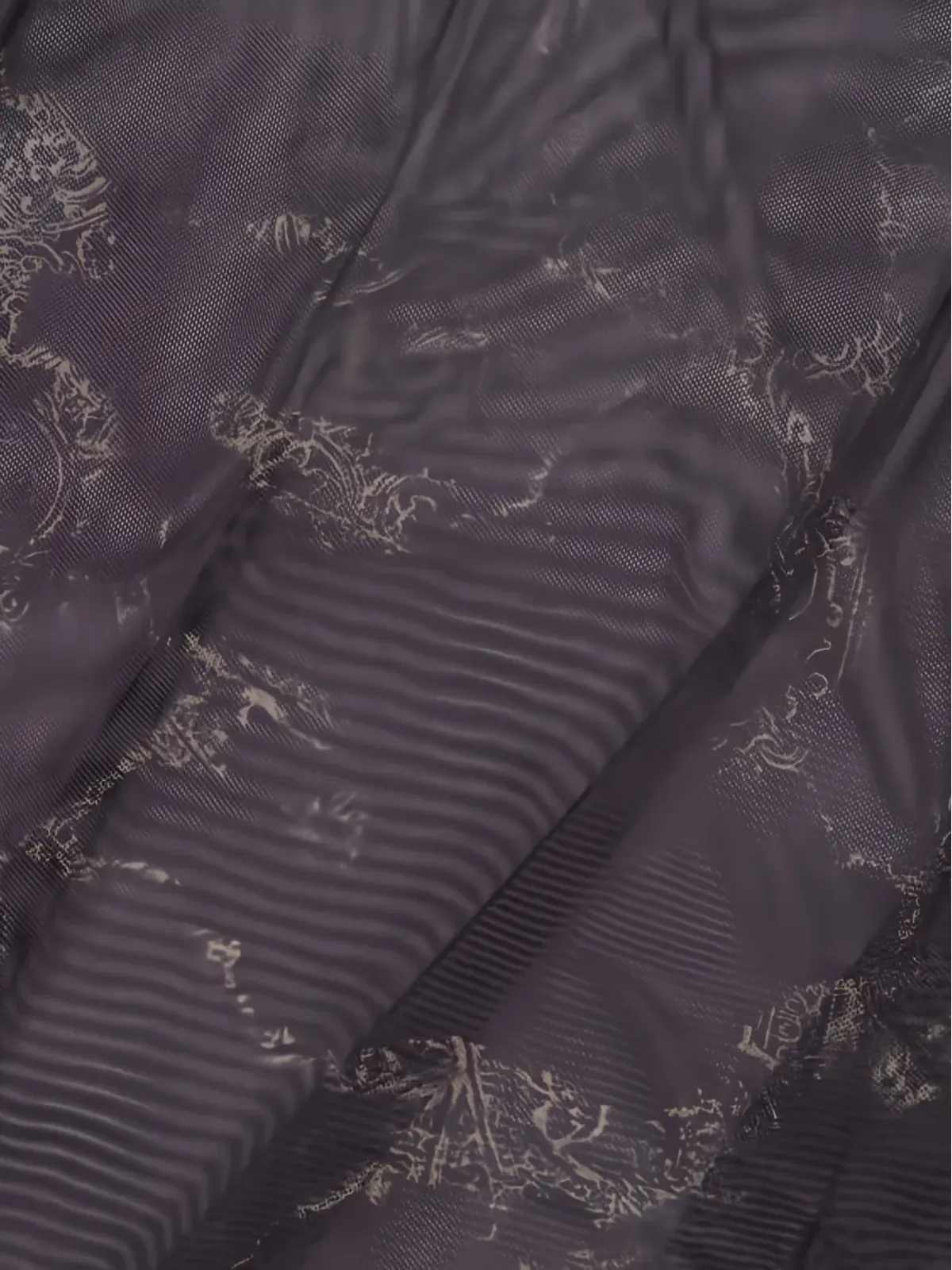 LUEDER ツートーン長袖Tシャツ（ブラック） - 画像3
