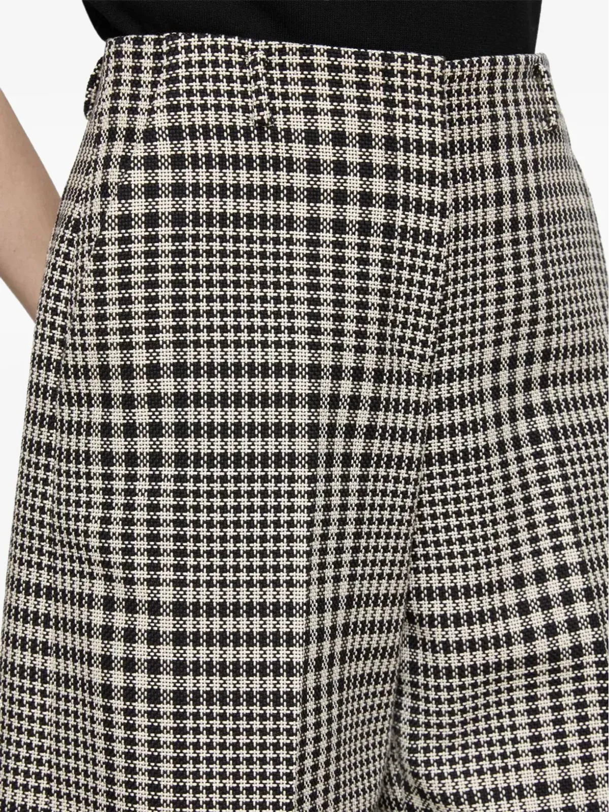 Lafayette 148 チェック柄ショートパンツ - 画像4