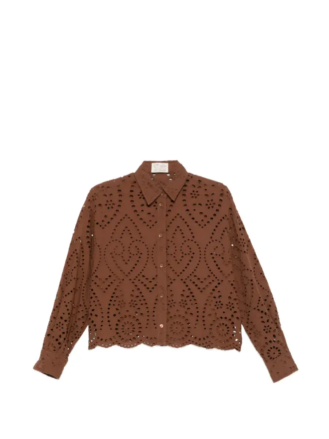 MC2 Saint Barth MC2 Saint Barth カットアウト刺繍ブラウスの商品画像