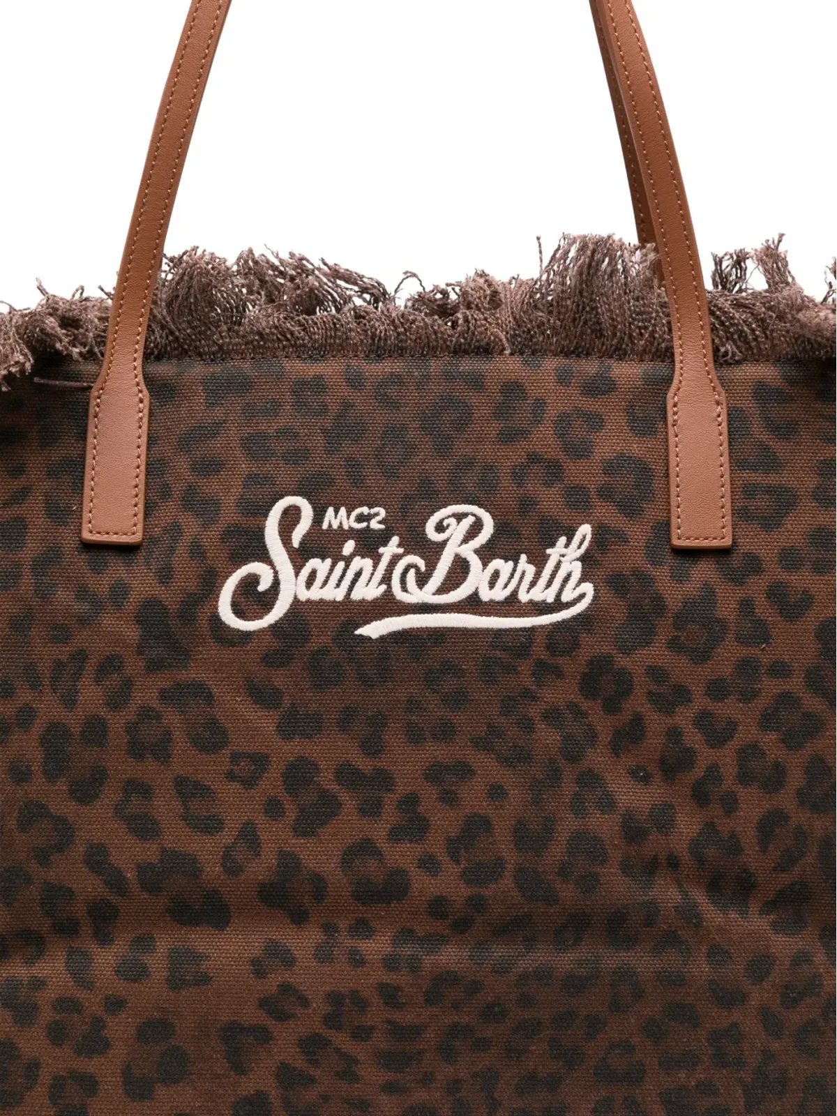 MC2 Saint Barth レギュラー シティ フリンジディテール トートバッグ - 画像3
