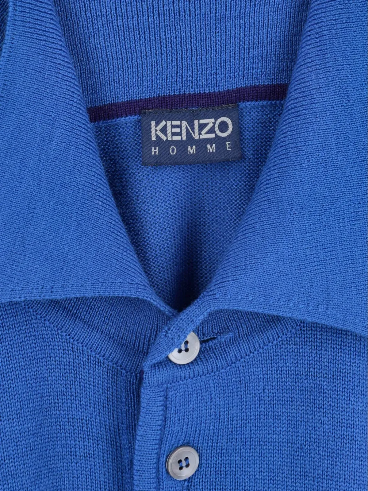 Kenzo Pre-Owned 細編みポロトップ - 画像4