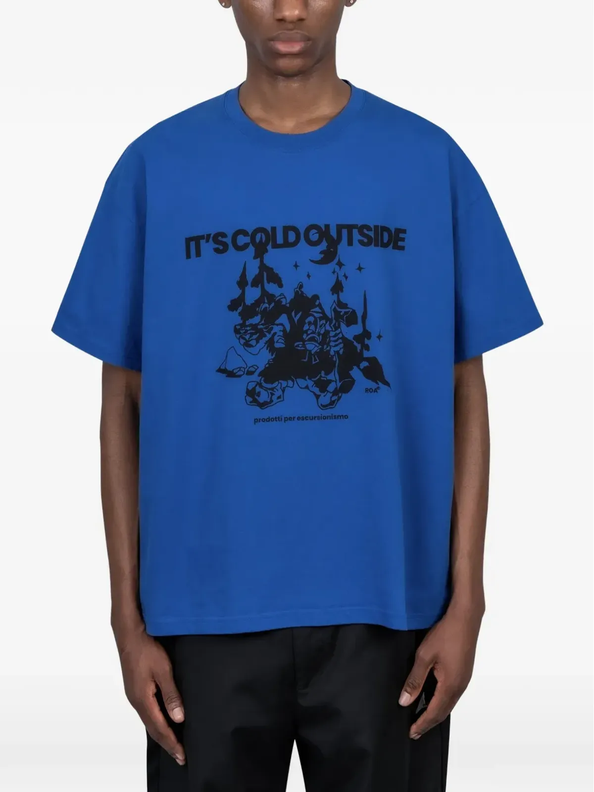 ROA グラフィックプリントTシャツ - 画像1
