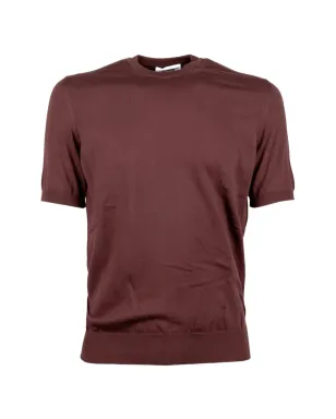 ALPHA STUDIO 半袖Tシャツ ブラウン - サムネイル1