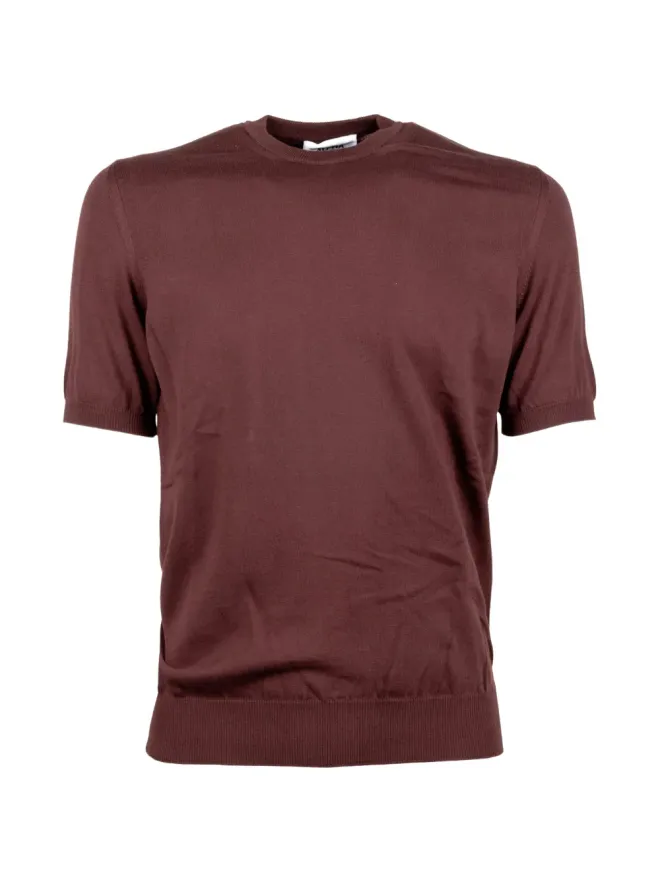 ALPHA STUDIO ALPHA STUDIO 半袖Tシャツ ブラウンの商品画像