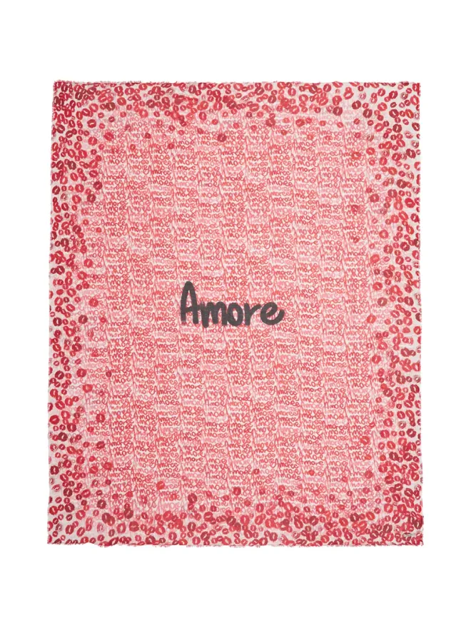 Faliero Sarti Faliero Sarti Lips scarf - Redの商品画像