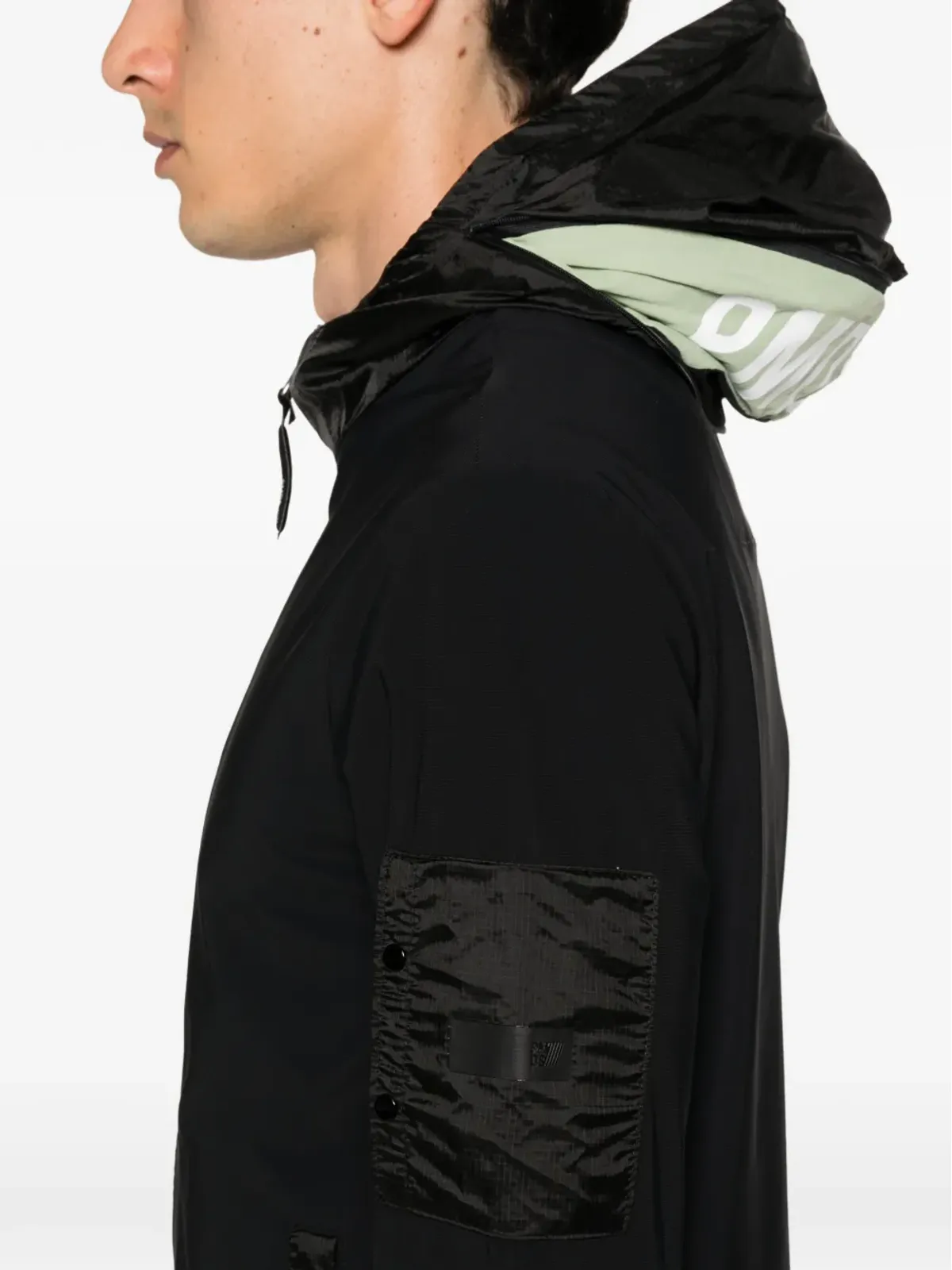 PMDS Sipho hooded zip jacket - Black - 画像5