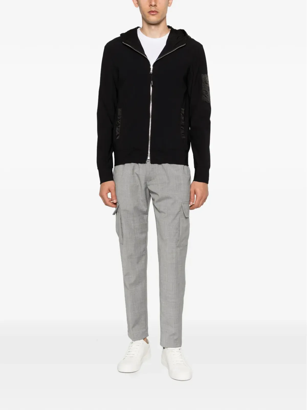 PMDS Sipho hooded zip jacket - Black - 画像2