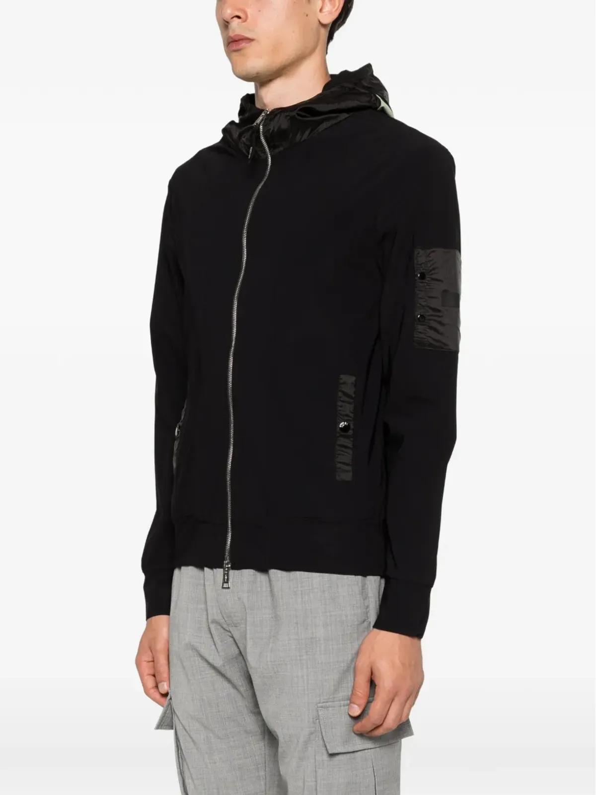 PMDS Sipho hooded zip jacket - Black - 画像3