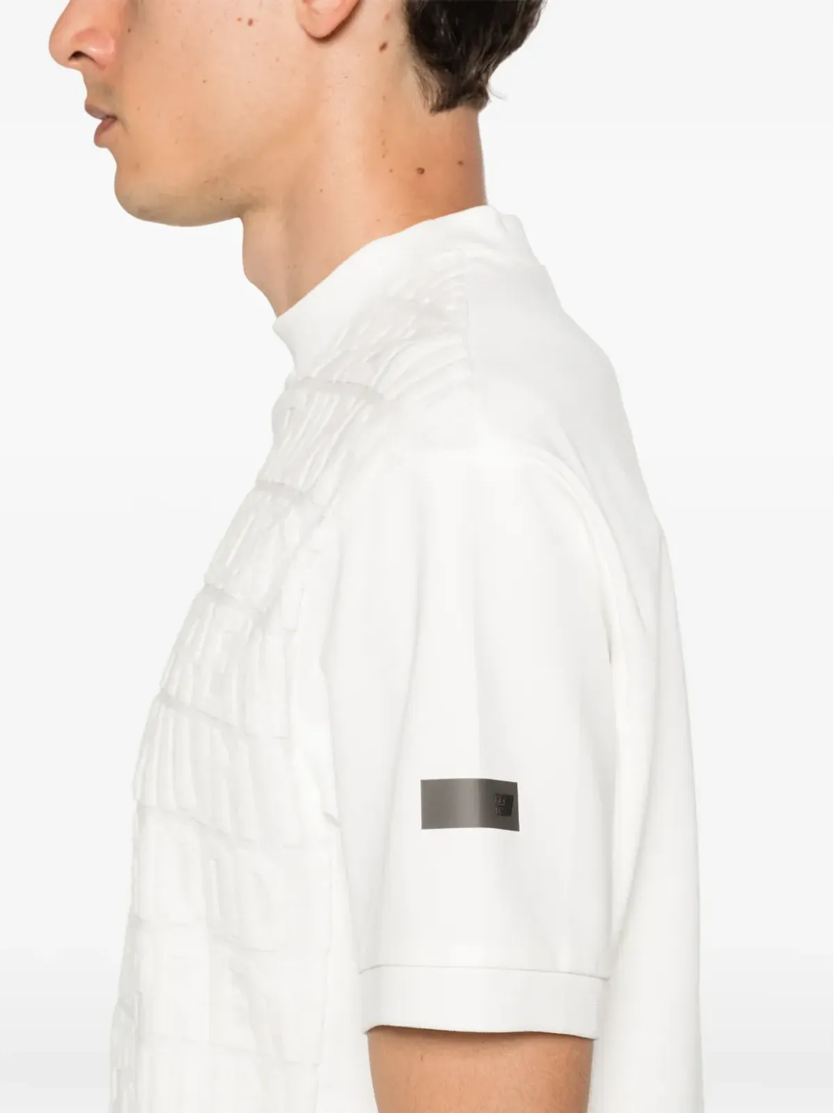 PMDS ブランディング テクスチャード ショートスリーブ Tシャツ - 画像5