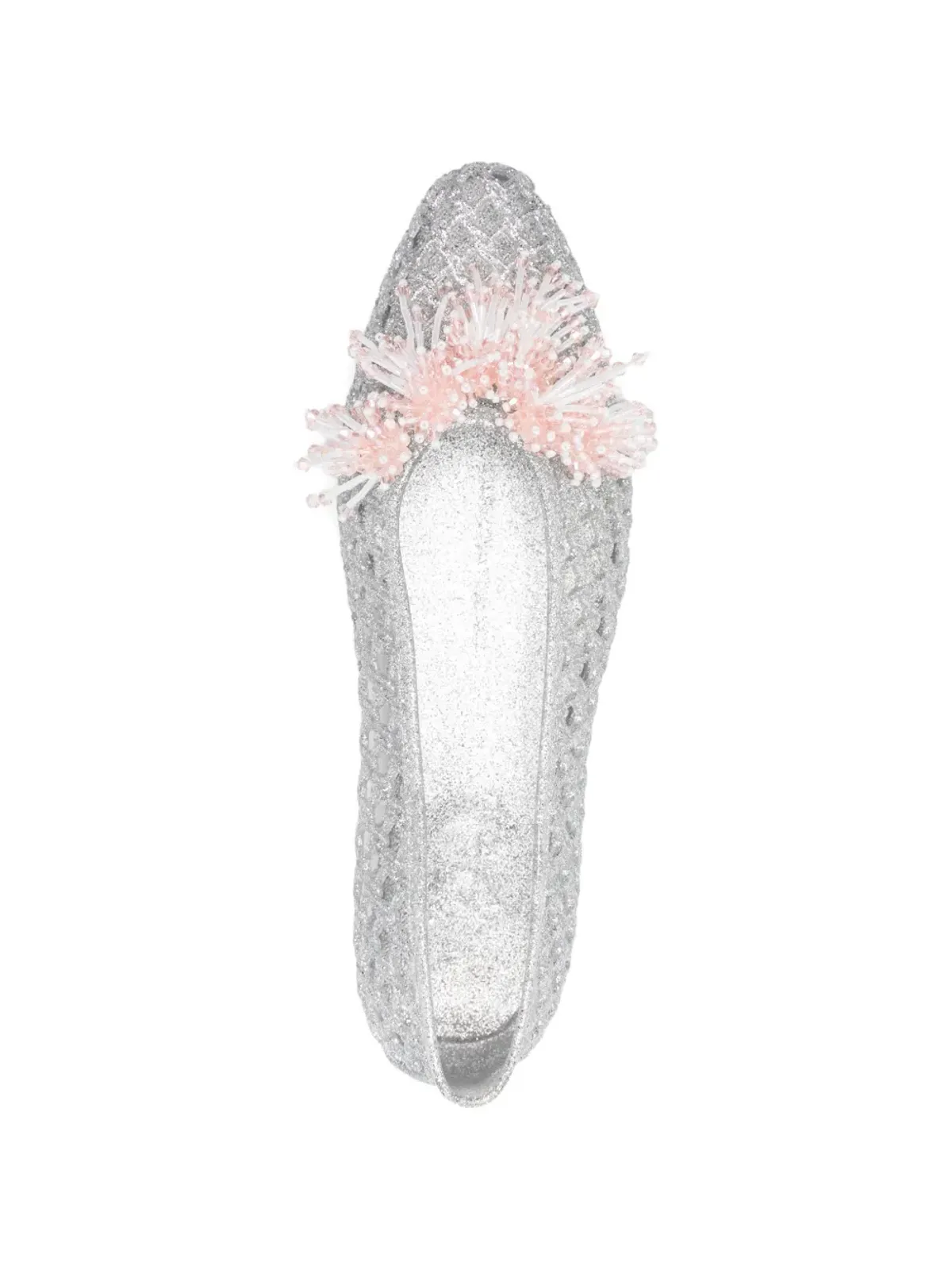 HEAVENLY JELLY タッセル バレエフラット - Silver - 画像4