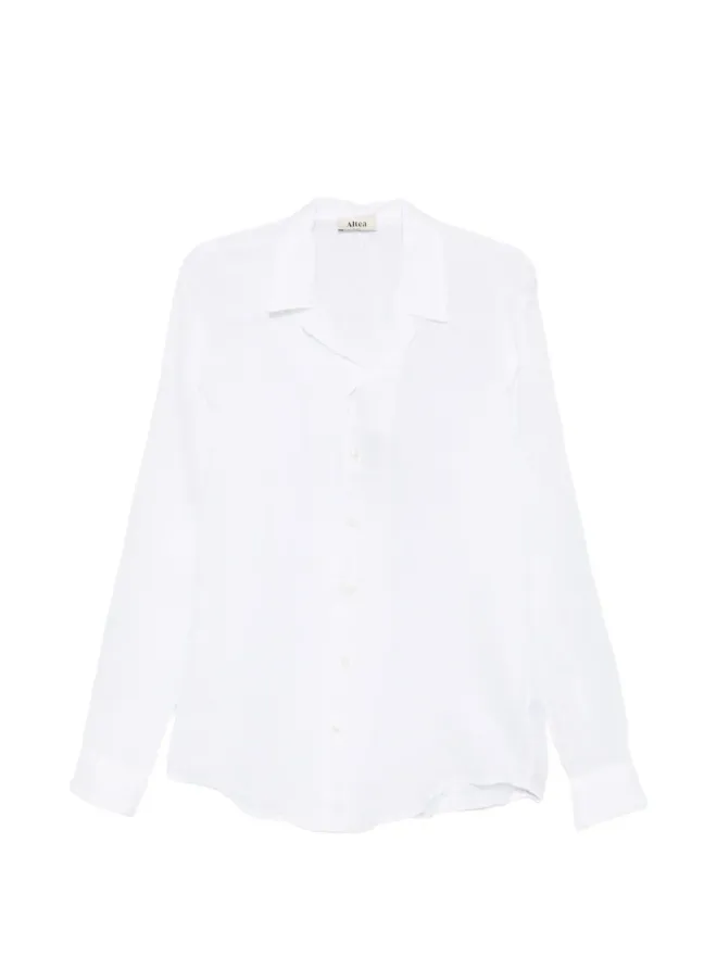 Altea Altea Herman linen shirt - Whiteの商品画像