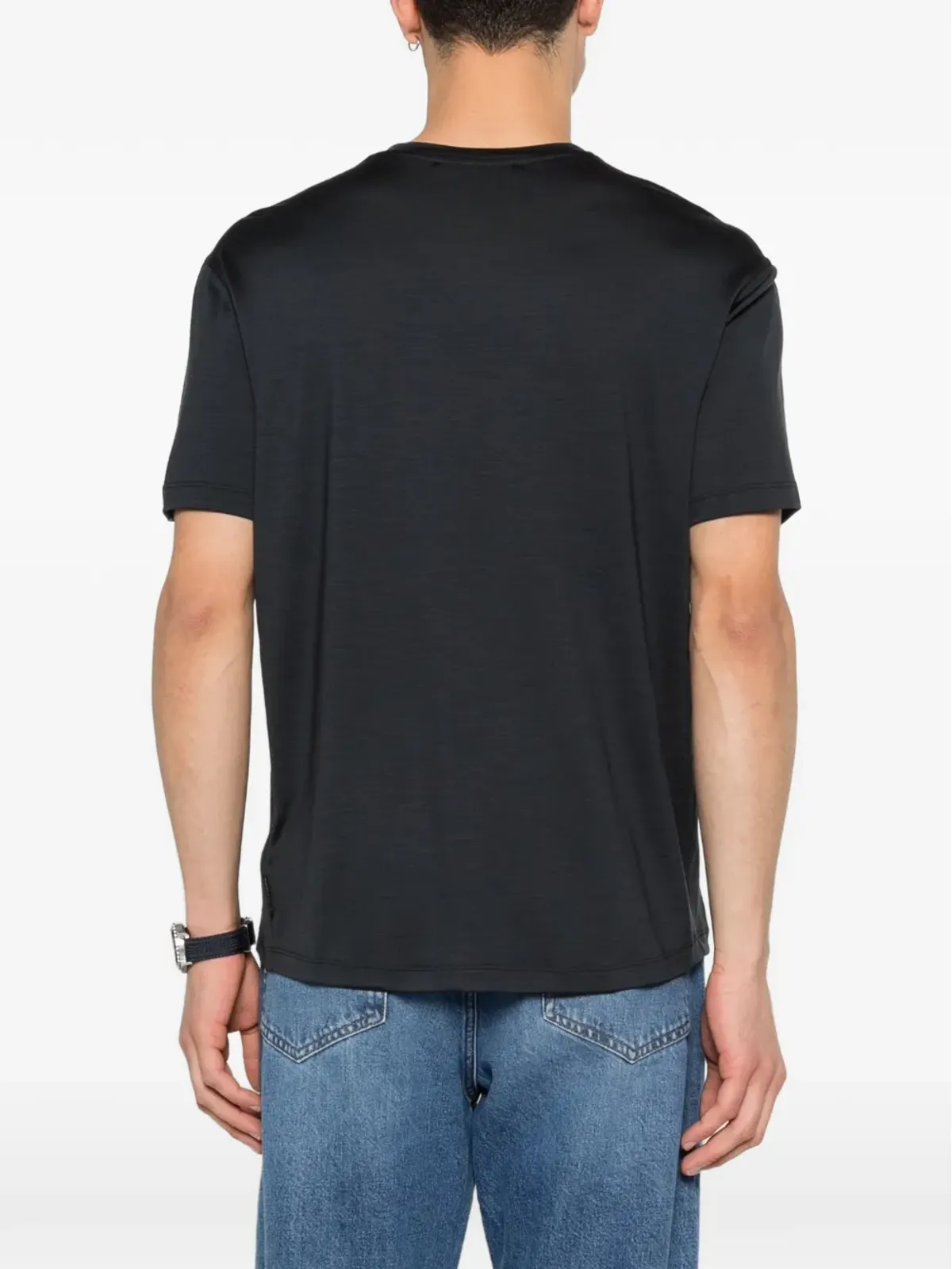 Montecore ウールTシャツ ブルー - 画像4