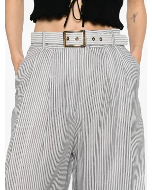 ZIMMERMANN ベルテッドストライプ パラッツォパンツ - サムネイル5