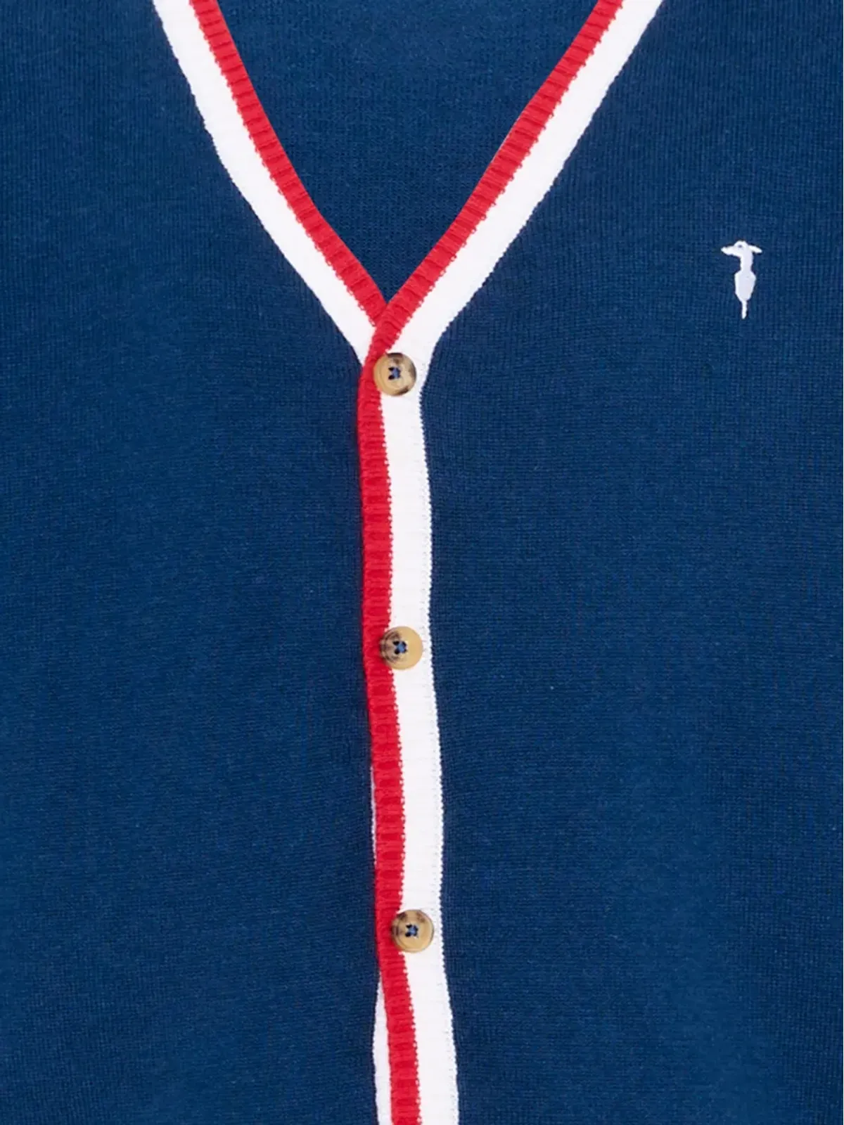 TRUSSARDI JUNIOR Vネックカーディガン - ブルー - 画像3