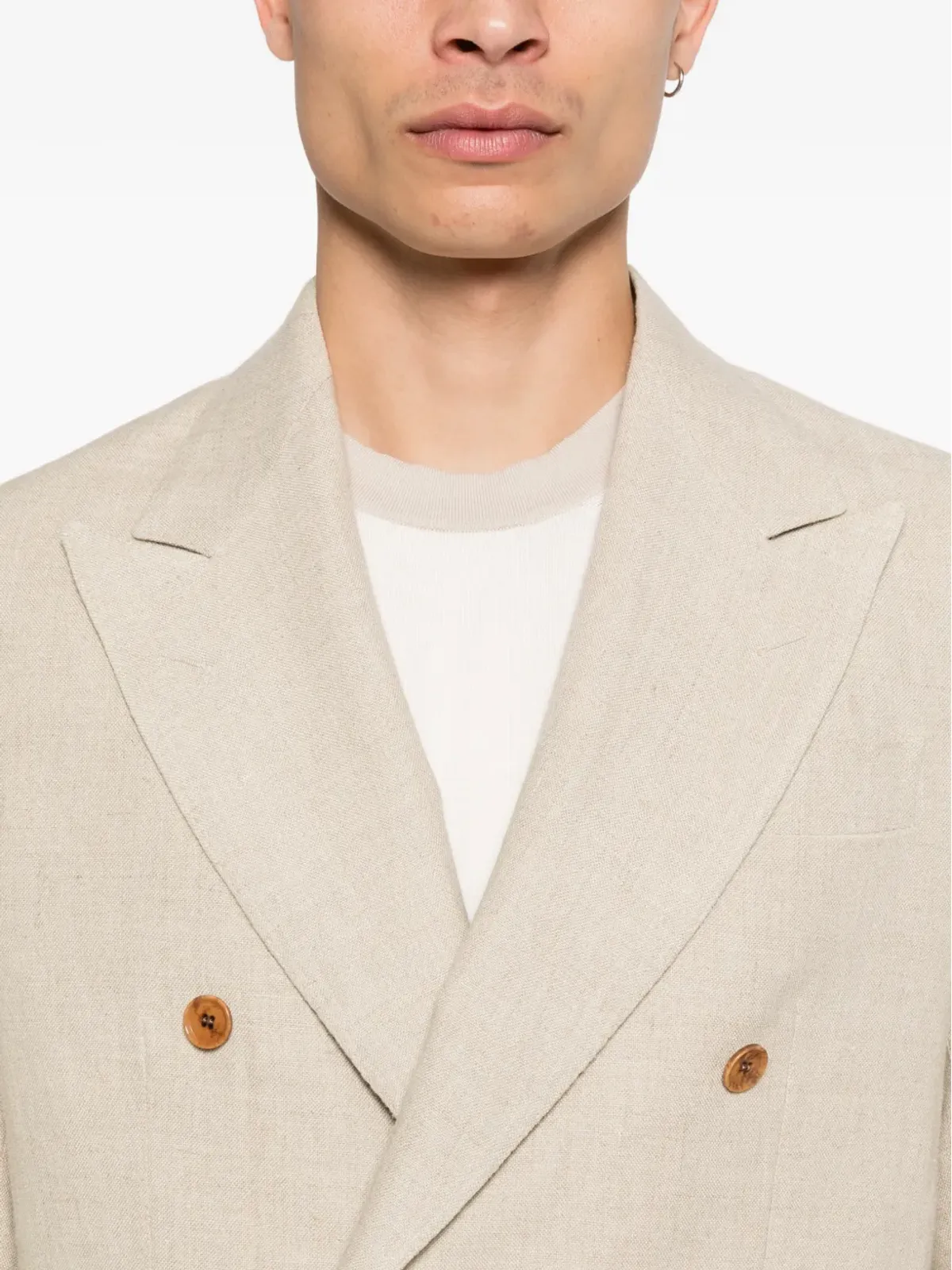 SARTORIO NAPOLI ロングスリーブ ダブルブレスト スーツ - 画像4