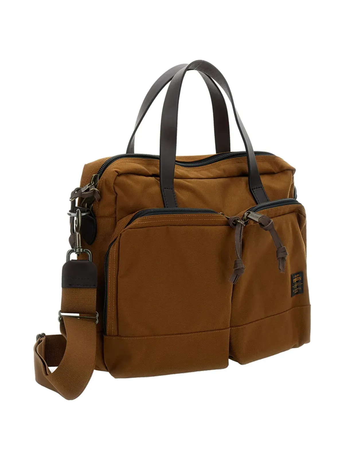 Filson フラップストラップ コットンツイル ショルダーバッグ - 画像3
