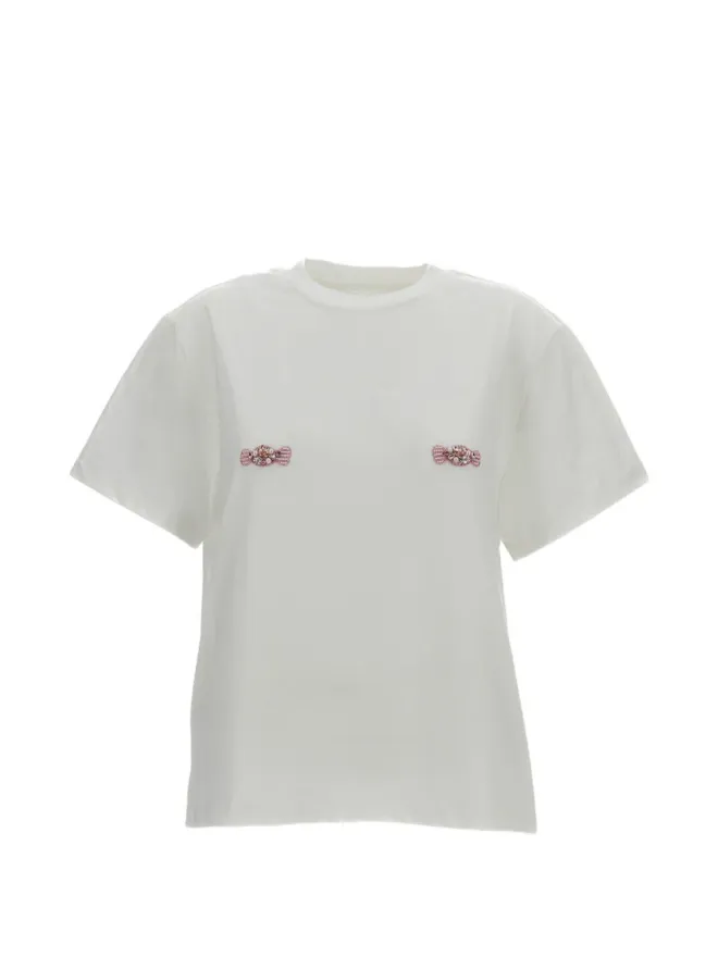 Des Phemmes DES PHEMMES アップリケ付きTシャツの商品画像