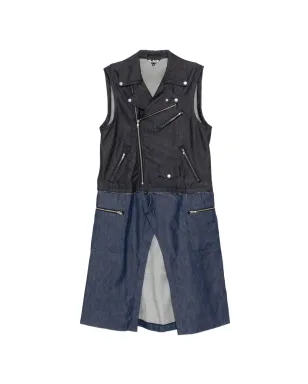Comme Des Garçons Black ジップ付きデニムコート - サムネイル1