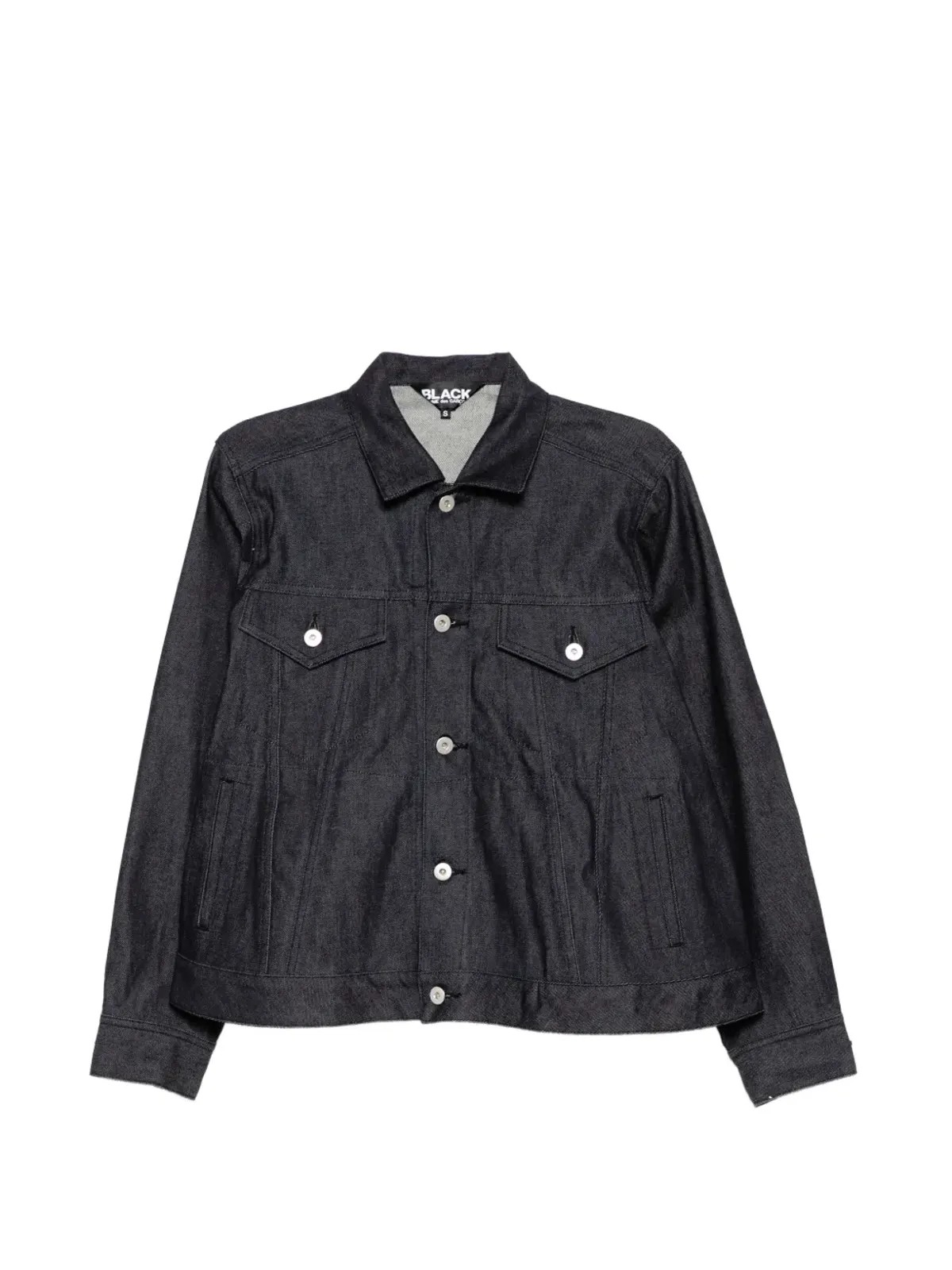 Comme Des Garçons Black コットンデニムジャケット - 画像1