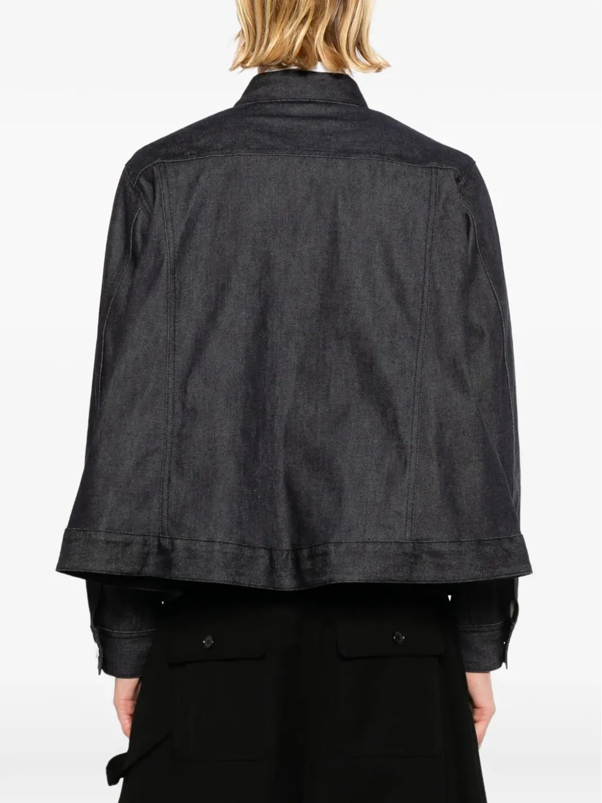 Comme Des Garçons Black コットンデニムジャケット - 画像4