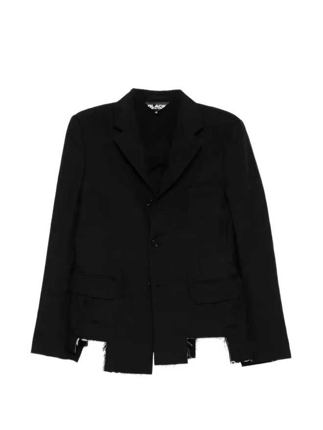Comme Des Garçons Black Comme Des Garçons Black アシンメトリーヘム ブレザーの商品画像