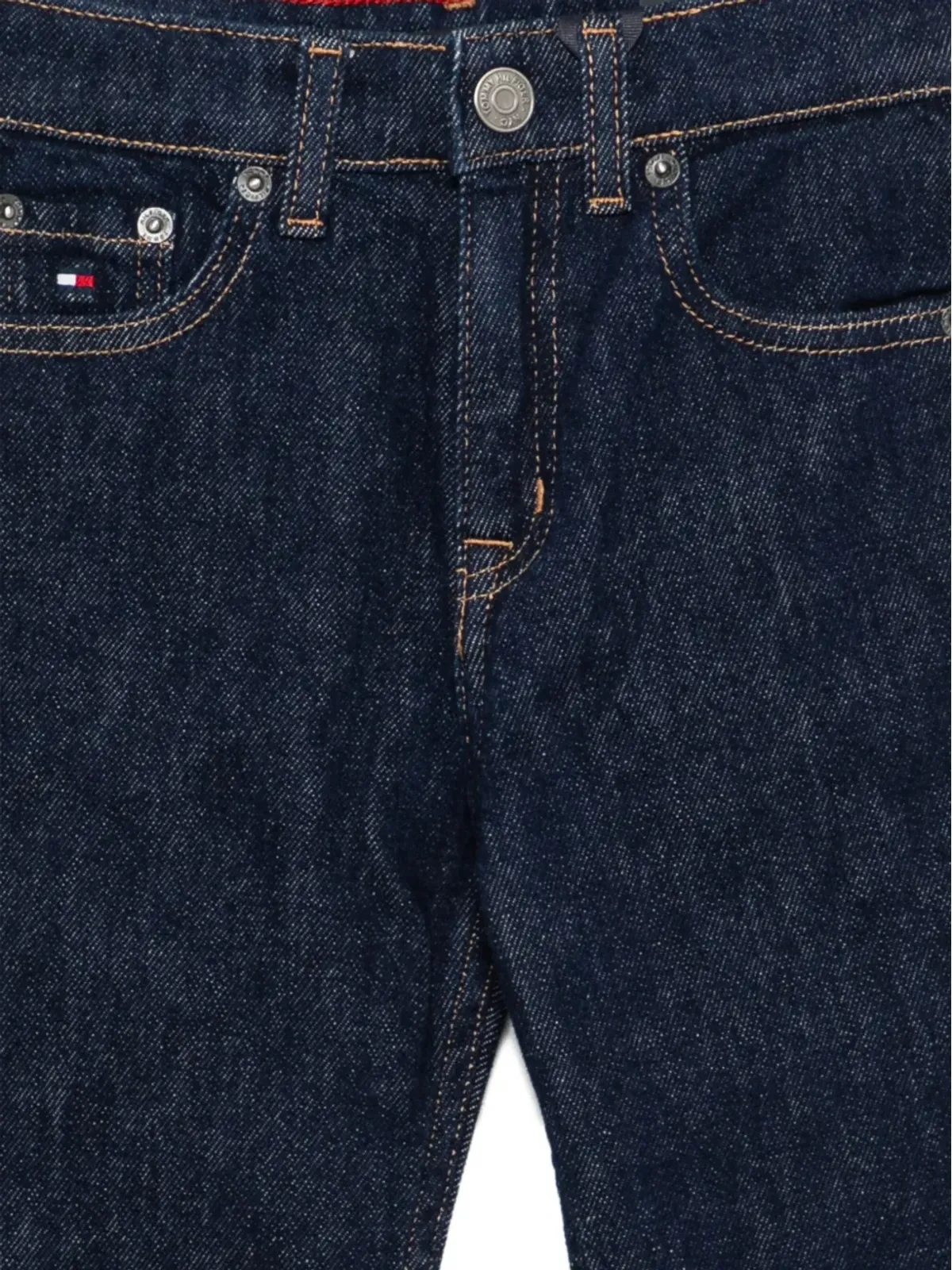 Tommy Hilfiger Junior ファイブポケット ボタンフライ ジーンズ - ブルー - 画像3