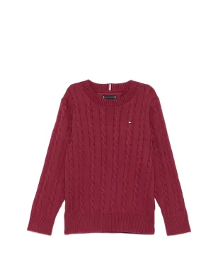 Tommy Hilfiger Junior ボーイズ クルーネックセーター - サムネイル1