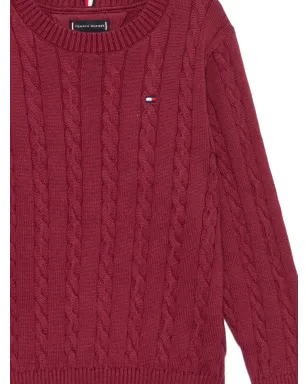 Tommy Hilfiger Junior ボーイズ クルーネックセーター - サムネイル3