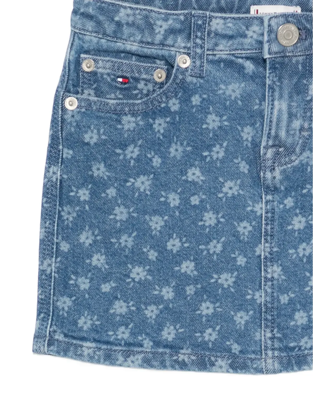Tommy Hilfiger Junior 花柄プリントスカート ブルー - 画像3