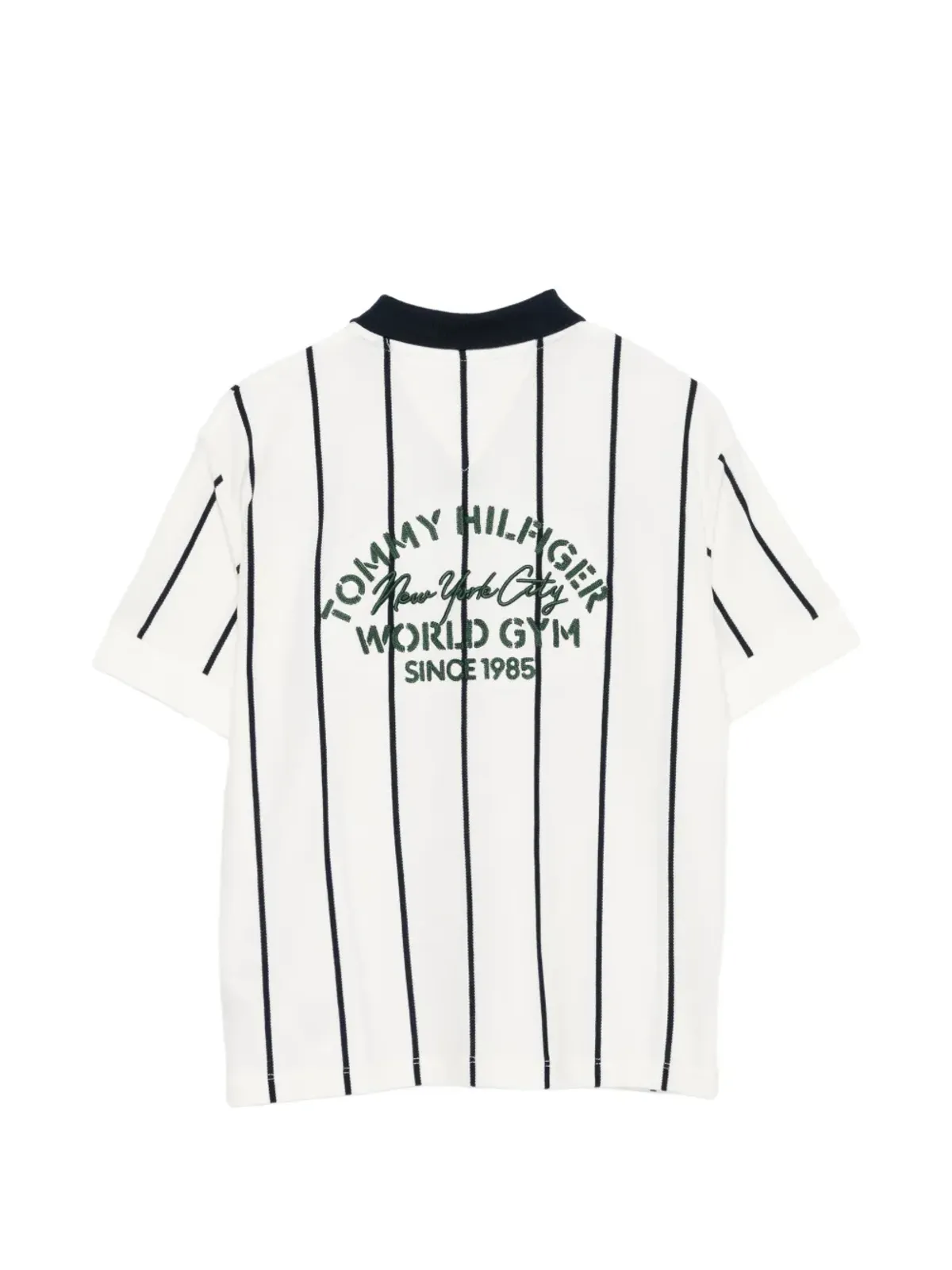 Tommy Hilfiger Junior ストライプ柄ボタン留めポロシャツ - 画像2
