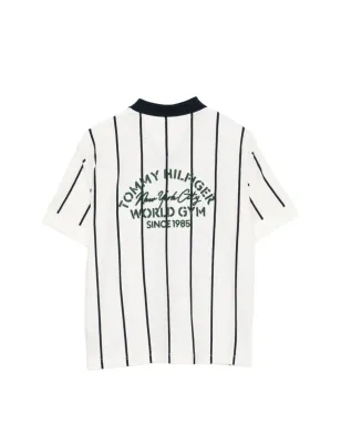 Tommy Hilfiger Junior ストライプ柄ボタン留めポロシャツ - サムネイル2