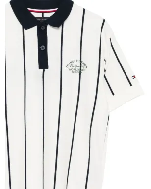 Tommy Hilfiger Junior ストライプ柄ボタン留めポロシャツ - サムネイル3