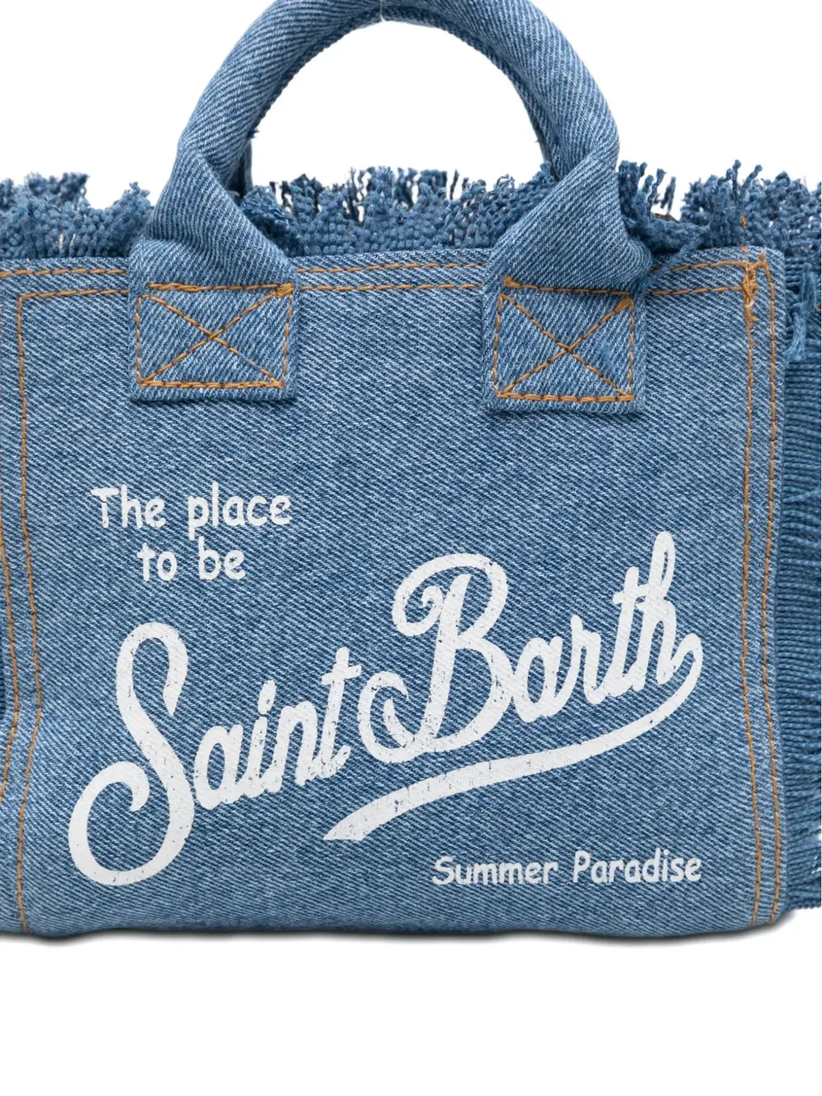 MC2 Saint Barth フリンジ付きトップハンドルバッグ - 画像4