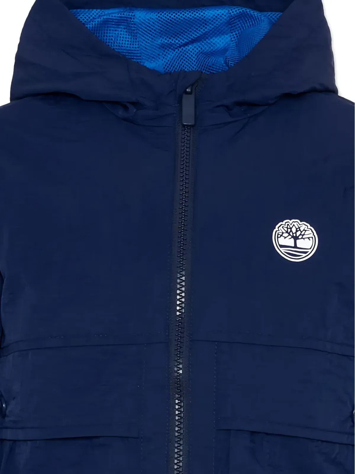 Timberland Kids ロゴ入りフード付きボンバージャケット - 画像3
